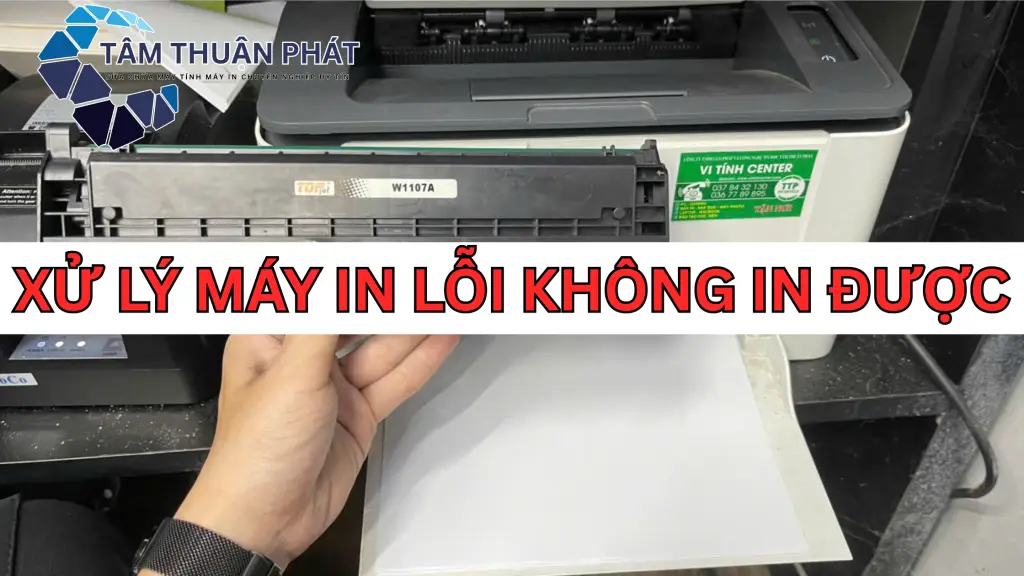 Máy In Báo Lỗi Không In Được